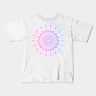 Rainbow Spiral Pattern Kids T-Shirt